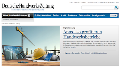 App für den Bau